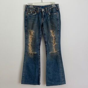 TRUE religion bobby ripped jeans